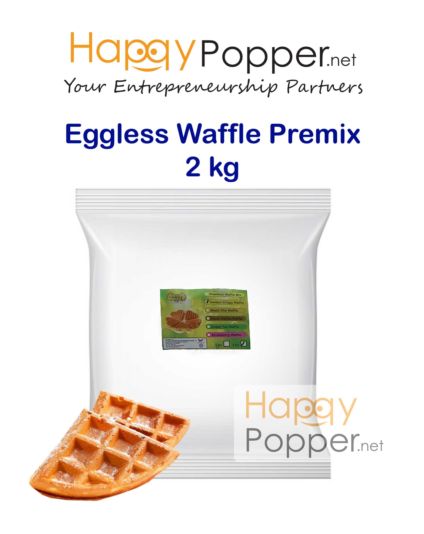 Eggless Crispy Waffle Mix 2 kg WFI0003(P)